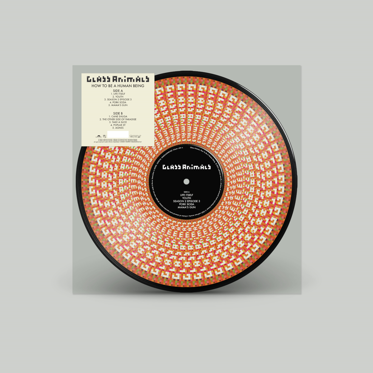 Glass Animals How To Be A Human Being (Zoetrope Edition) 1LP Zoetrope in clear PVC sleeve + sticker 321890